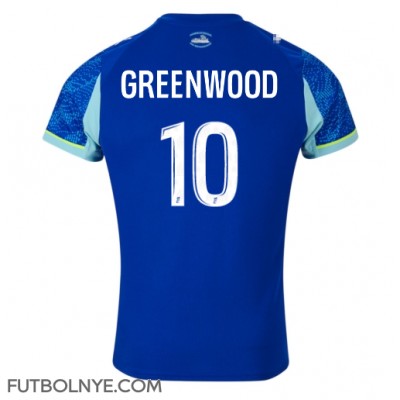 Camiseta Olympique de Marseille Mason Greenwood #10 Tercera Equipación 2025-26 manga corta Camiseta Olympique de Marseille Mason Greenwood #10 Tercera Equipación 2025-26 manga corta